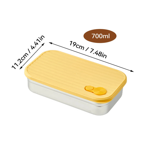 WORTHBUY Portable 304 Stainless Steel Lunch Box For Kids Students