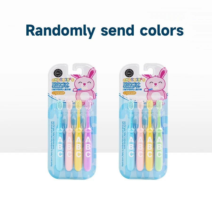 4/10 pcs Children's soft bristled toothbrush, cleaning and protecting