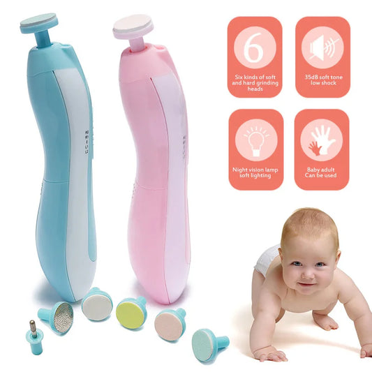 Baby Electric Nail Trimmer Kid Nail Polisher Tool Baby Care
