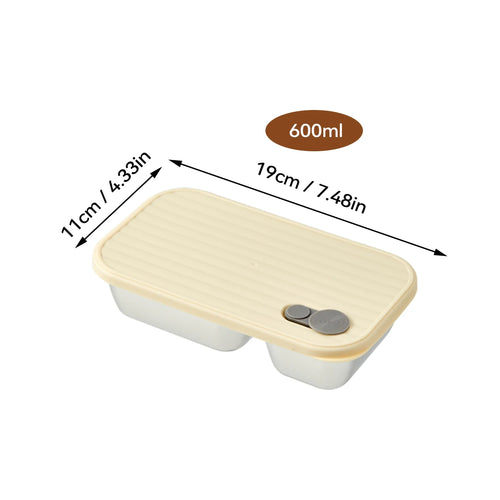 WORTHBUY Portable 304 Stainless Steel Lunch Box For Kids Students