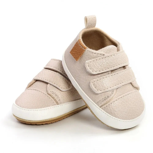 Baby Shoes Boy Girl PU Leather Causal Non-slip Soft Sole Infant Kids