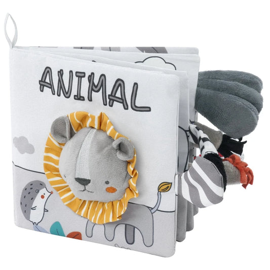 Infant Book Toy Crinkle Soft Cloth Baby Books Touch and Feel Sensory