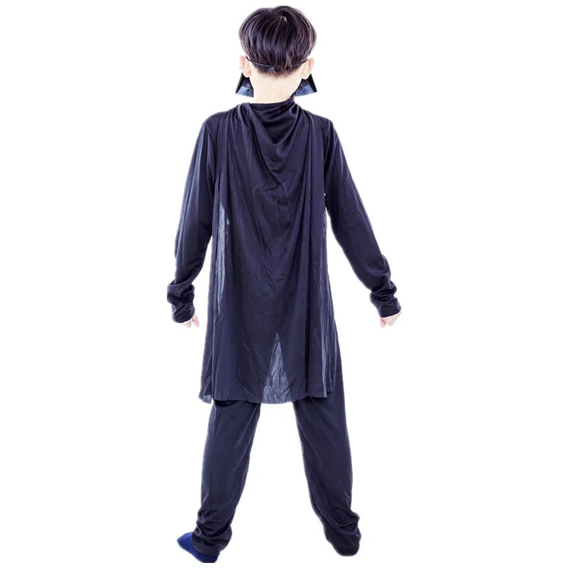 Boys Classic Movie Mask Costume Printed Cartoon Darth Vader Cape Armor