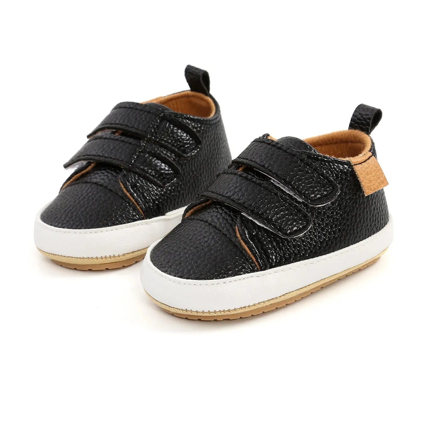 Baby Shoes Boy Girl PU Leather Causal Non-slip Soft Sole Infant Kids
