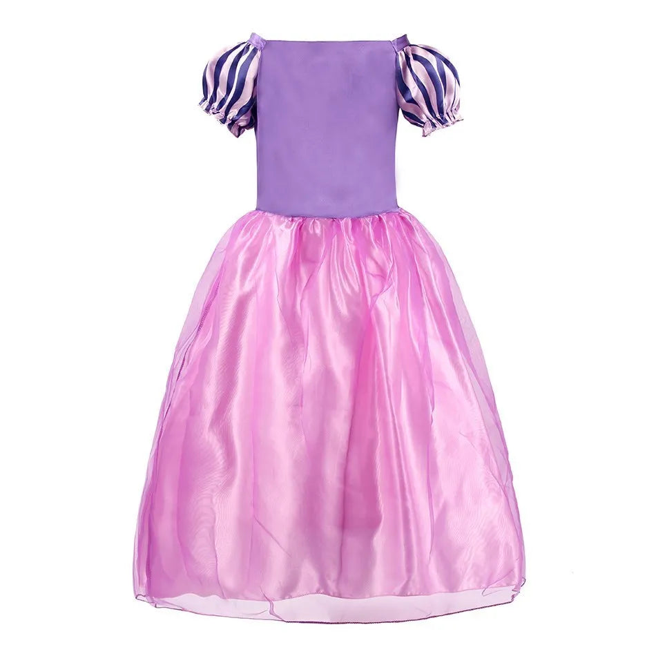 Rapunzel Dress for Girls Cinderella Belle Dress Up Fantasy Children