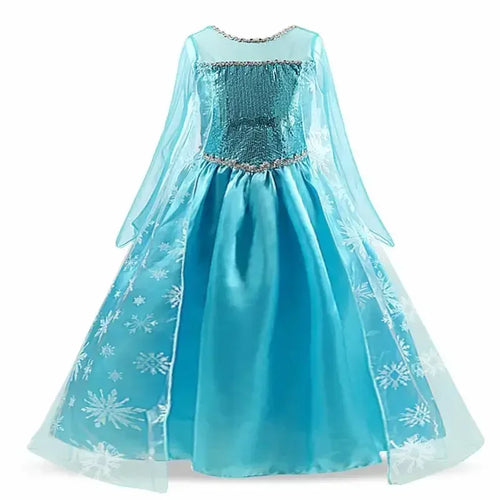 Elsa Dress for Girls 3-10 Yrs Birthday Role Elsa Princess Dress For